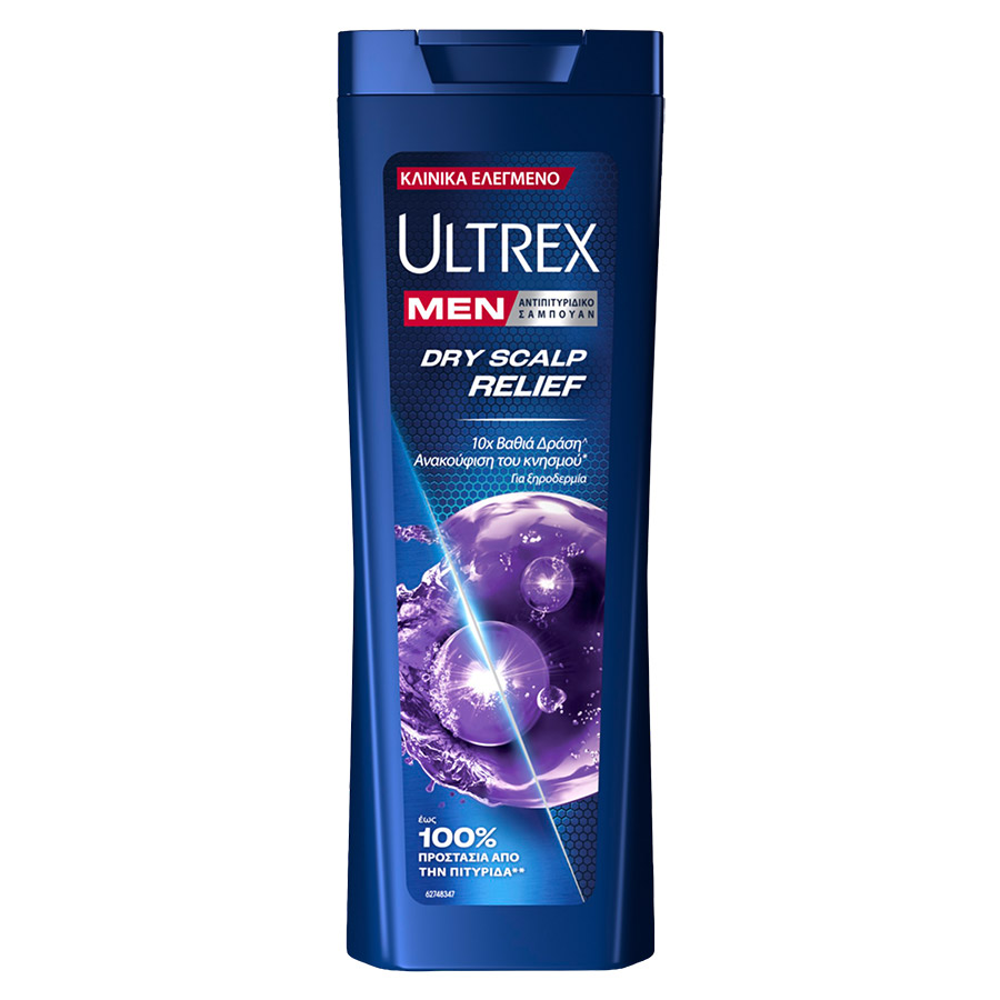 Ultrex Men Σαμπουάν Για Ξηροδερμία 360ml.
