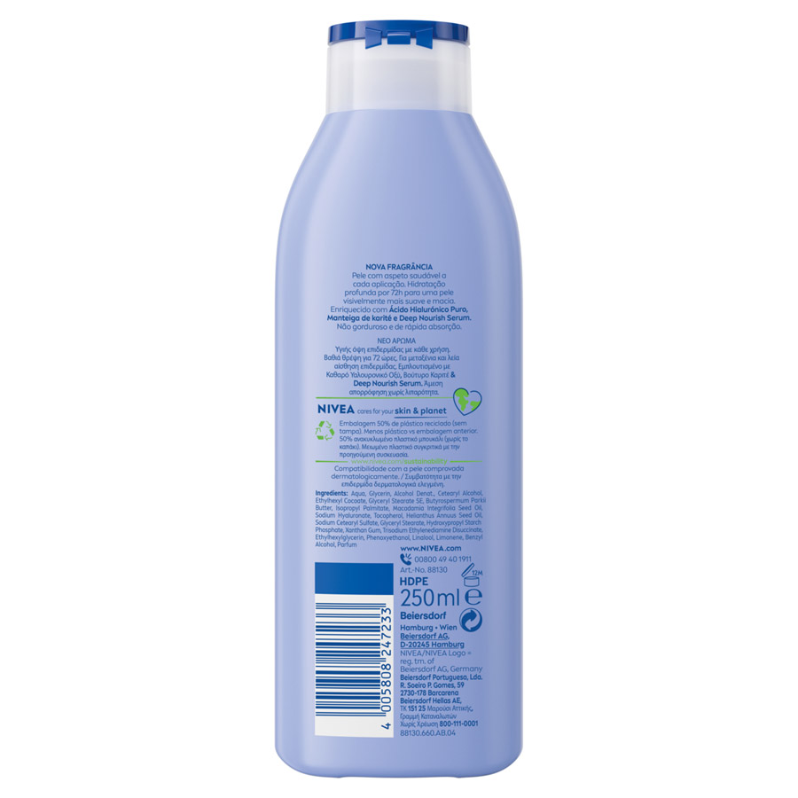 Nivea Smooth Sensation Γαλάκτωμα Σώματος 250ml.