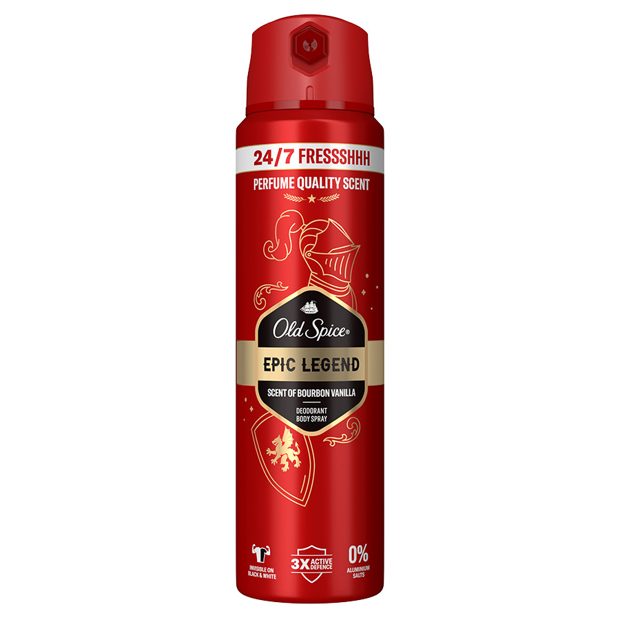 Old Spice Epic Legend Αποσμητικό Σπρέι Σώματος 150ml.
