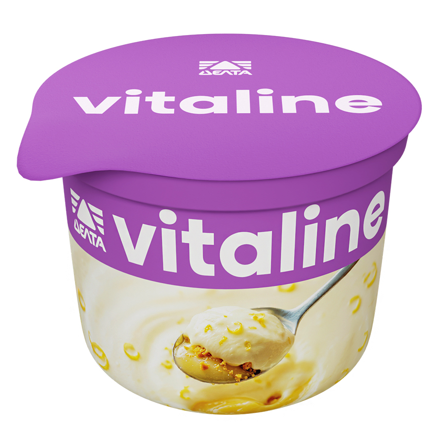 Δέλτα Vitaline Επιδόρπιο Γιαουρτιού Lemon Pie 2x150γρ.