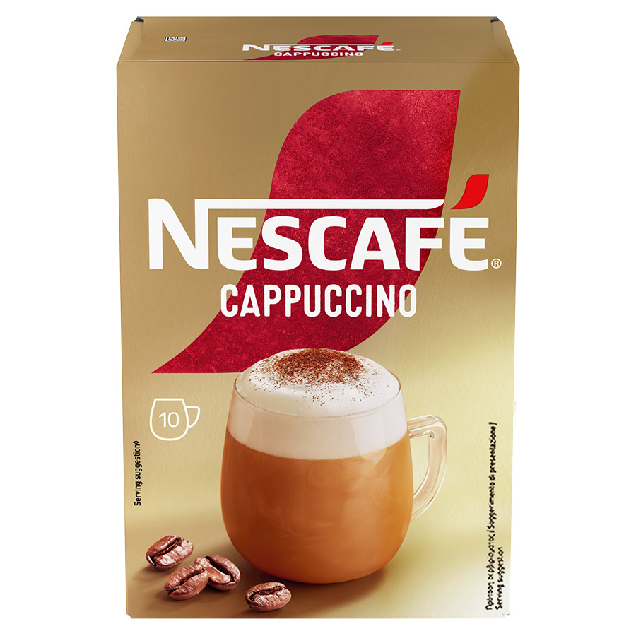 Nescafe Καφές Cappuccino Σε Φακελάκια 10τεμ.