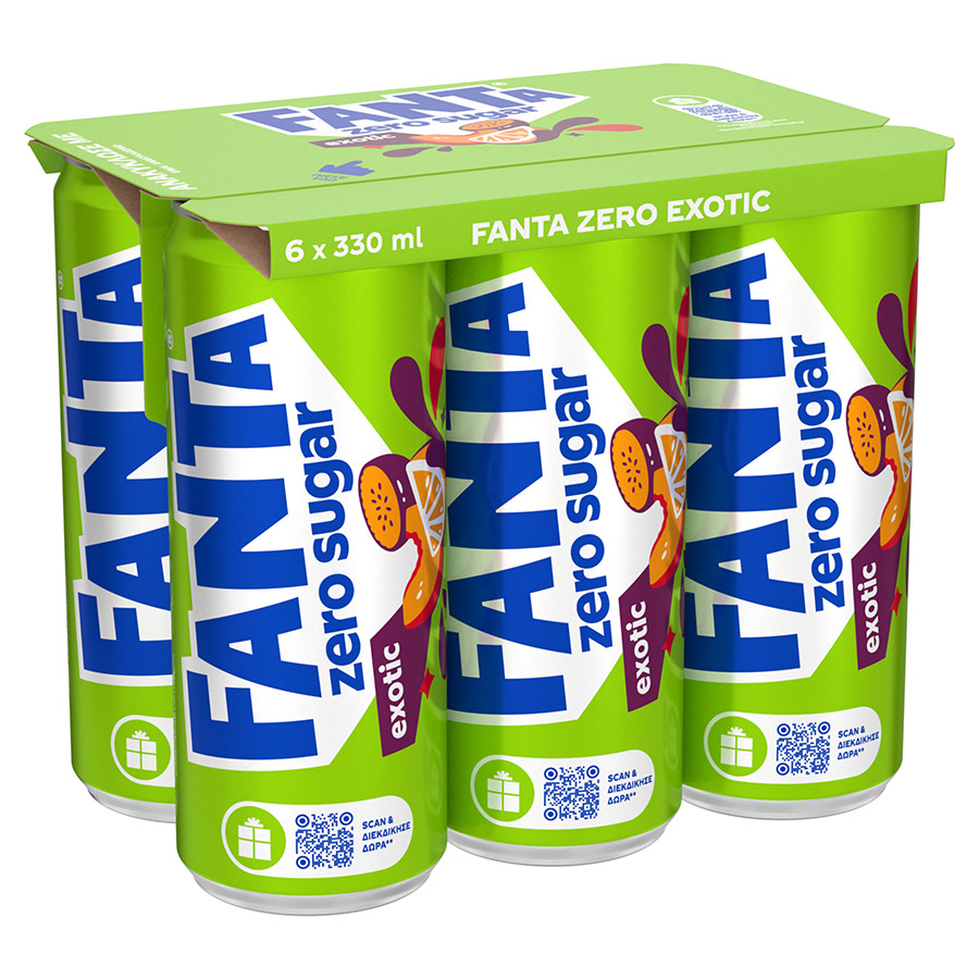 Fanta Exotic Zero 6x330ml.