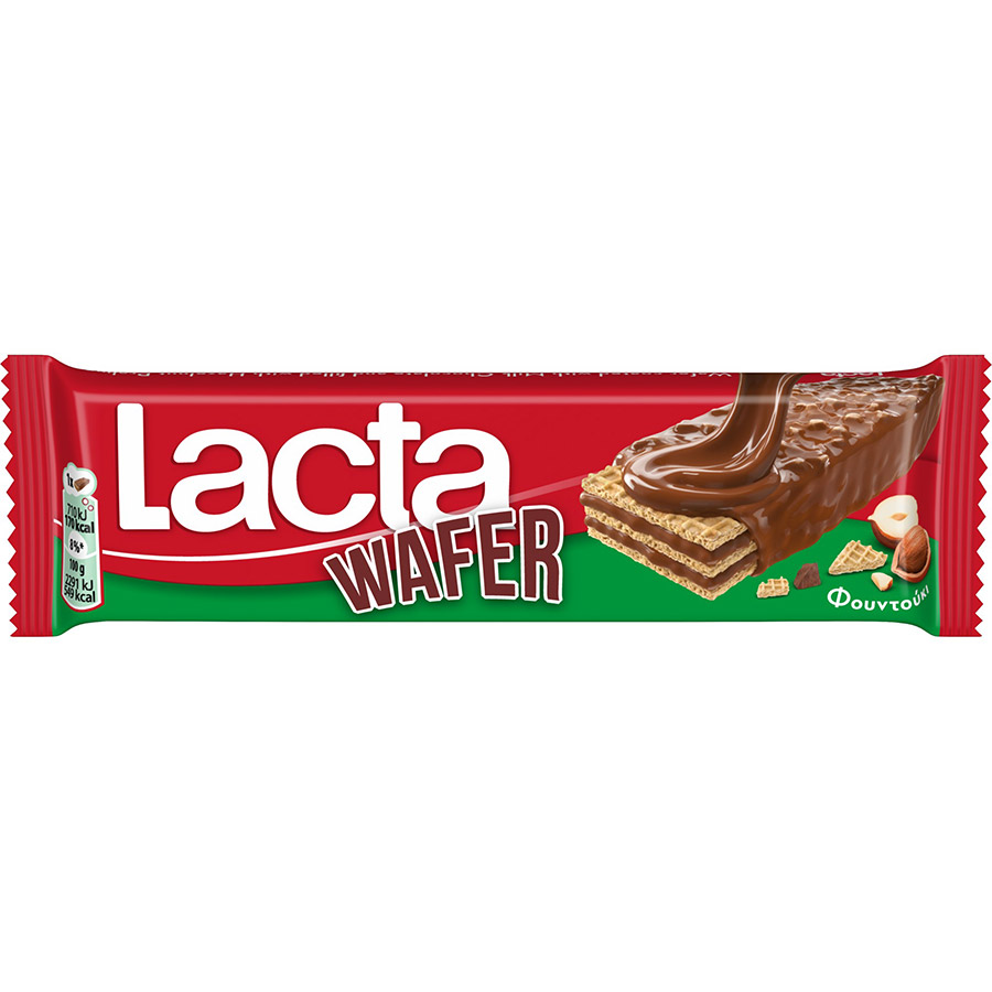 Lacta Γκοφρέτα Wafer Φουντούκι 31γρ.