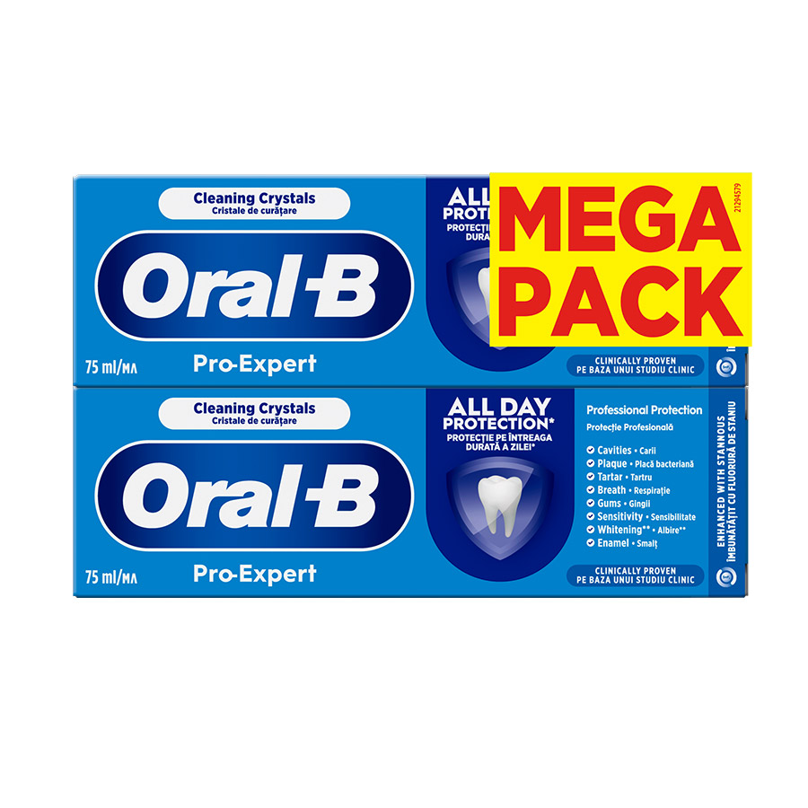 Oral-B Pro Expert Οδοντόκρεμα Professional Protect 2x75ml.