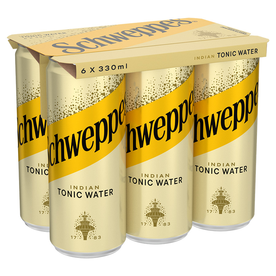 Schweppes Indian Tonic 6x330ml.