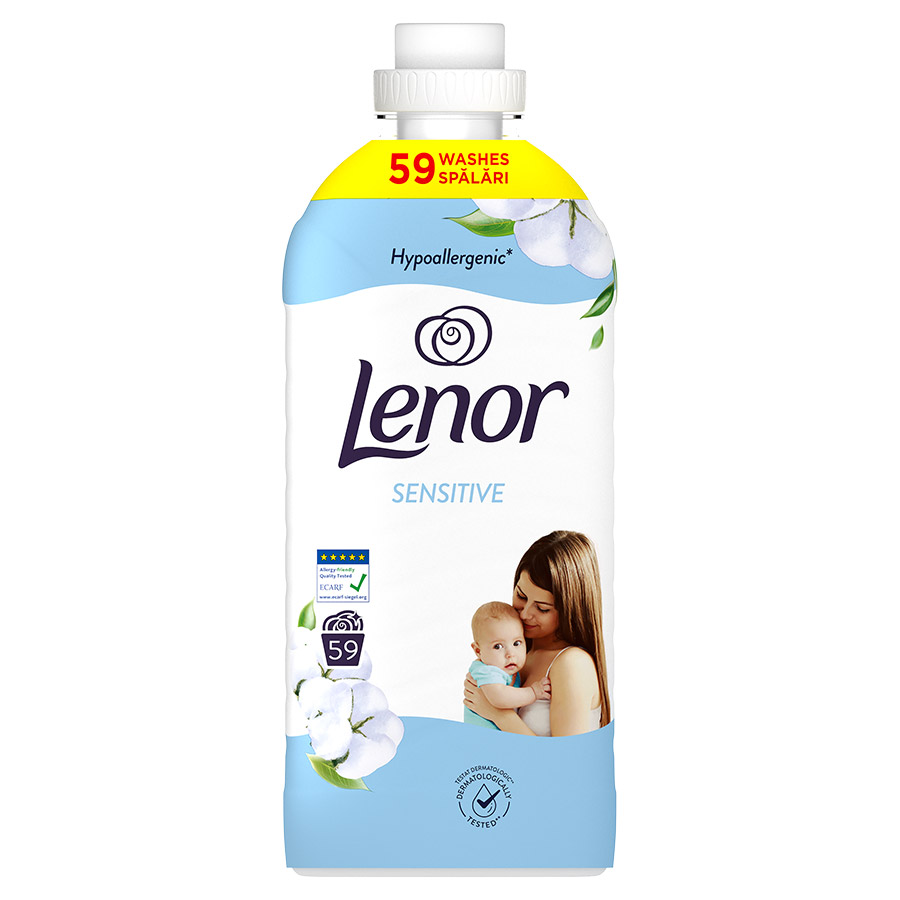Lenor Συμπυκνωμένο Μαλακτικό Ρούχων Sensitive 59mez. 1,239lt.