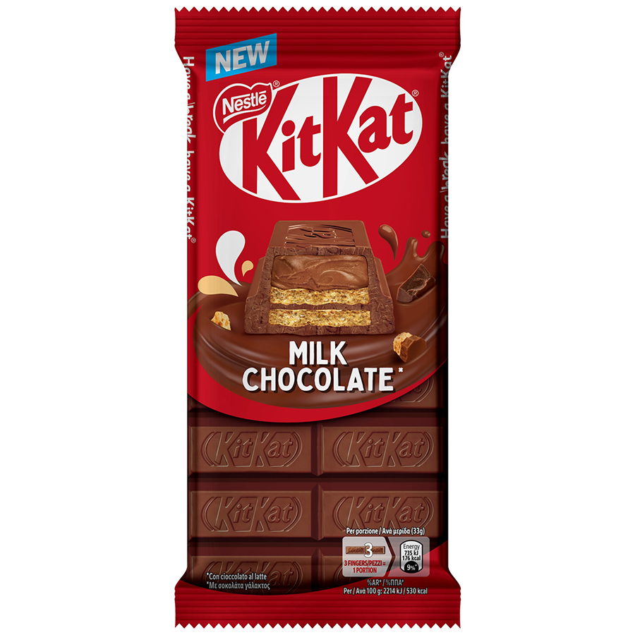 Nestle Kit Kat Σοκολάτα Γάλακτος 99γρ.