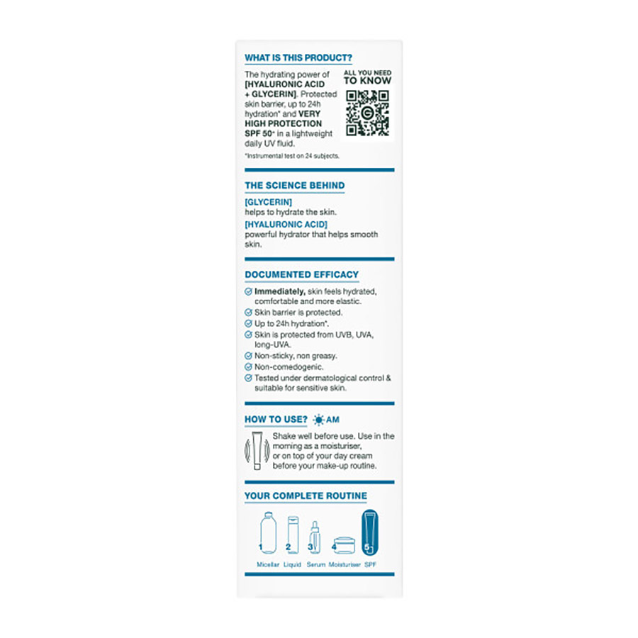 Garnier Κρέμα Προσώπου Skin Hyaluron SPF50+ 40ml.