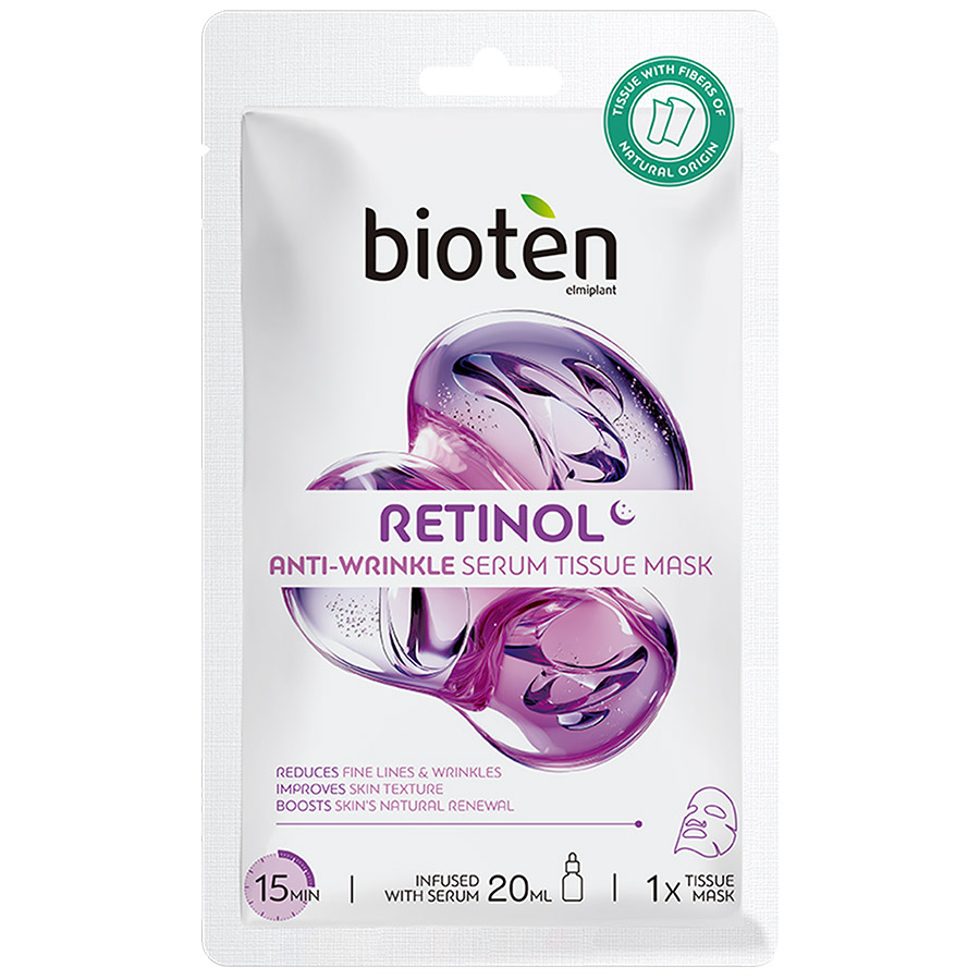 Bioten Retinol Υφασμάτινη Μάσκα Προσώπου 1τεμ.