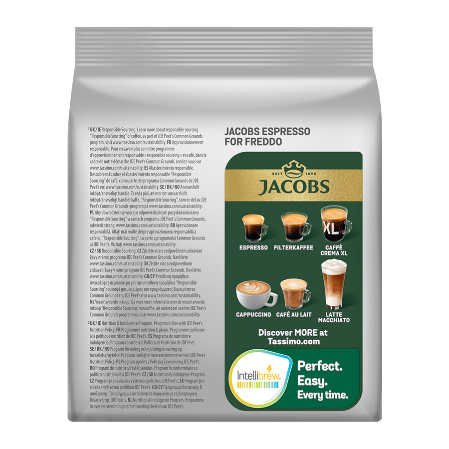 Jacobs Tassimo Καφές Espresso Freddo Σε Κάψουλες 16τεμ. 144γρ.