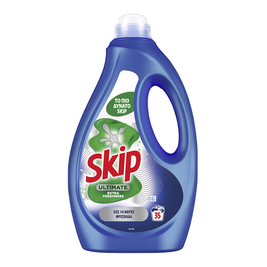 Skip Ultimate Υγρό Απορρυπαντικό Πλυντηρίου Ρούχων Fresh Power 35mez. 1.75lt.
