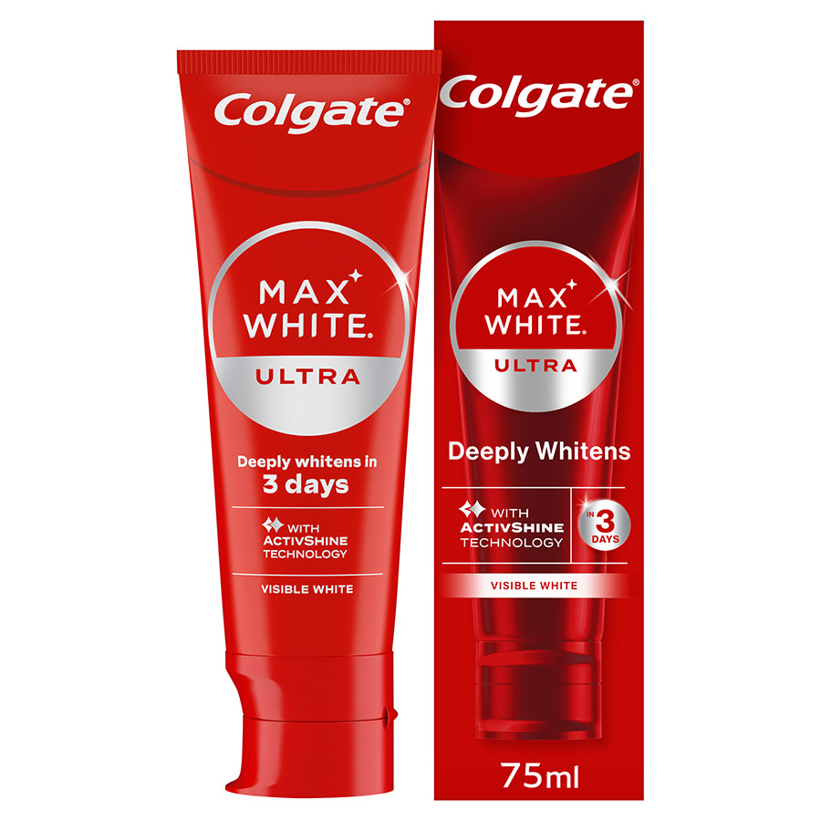 Colgate Max White Ultra Οδοντόκρεμα Visible White 75ml.