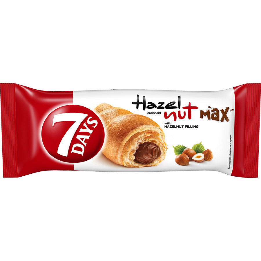 7Days Κρουασάν Με Πραλίνα Φουντουκιού 110γρ.