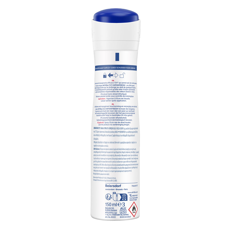 Nivea Fresh Cherry Αποσμητικό Σπρέι 150ml.
