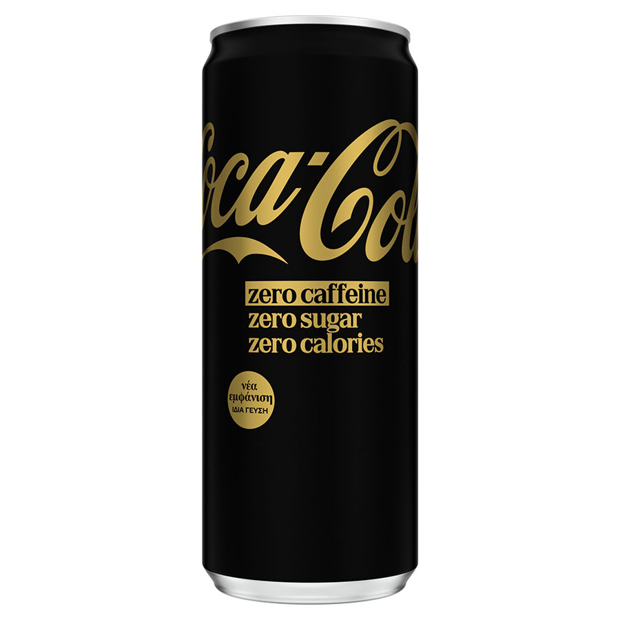 Coca Cola Zero Χωρίς Καφεΐνη 330ml.