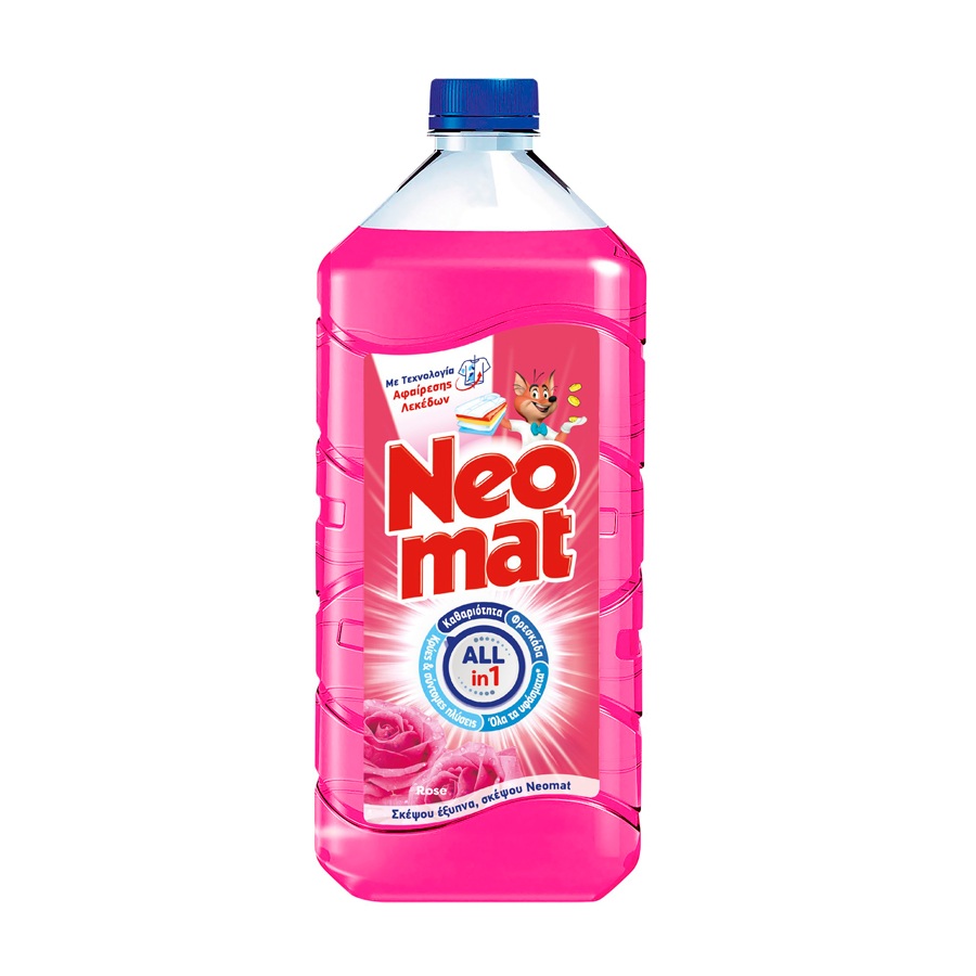 Neomat Eco All In 1 Υγρό Απορρυπαντικό Πλυντηρίου Ρούχων Rose 38mez. 1,71lt.