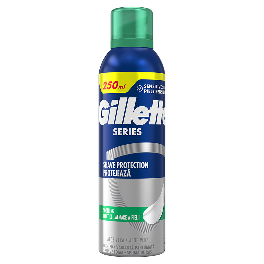 Gillette Series Soothing Αφρός Ξυρίσματος Sensitive 250ml.