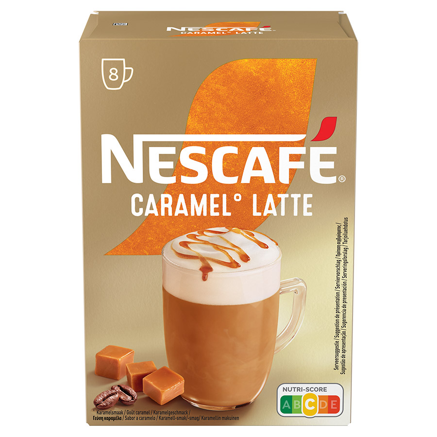 Nescafe Καφές Caramel Latte Σε Φακελάκια 8τεμ.