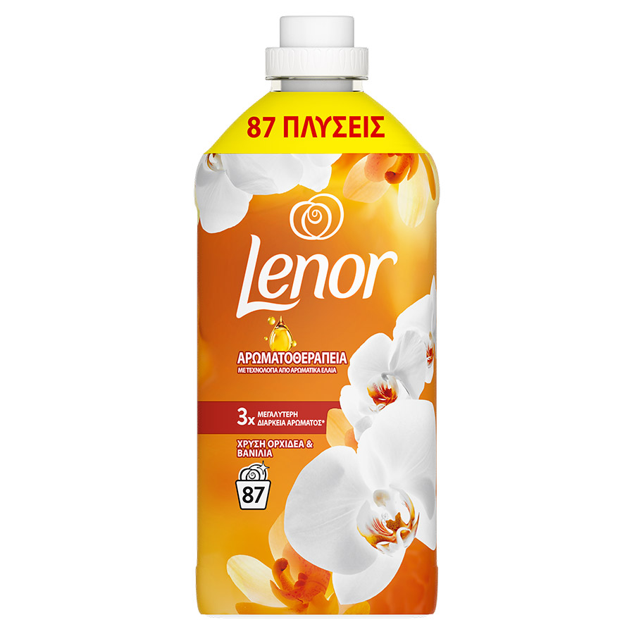 Lenor Joy Συμπυκνωμένο Μαλακτικό Ρούχων Gold Orchid 87mez. 1,827lt.