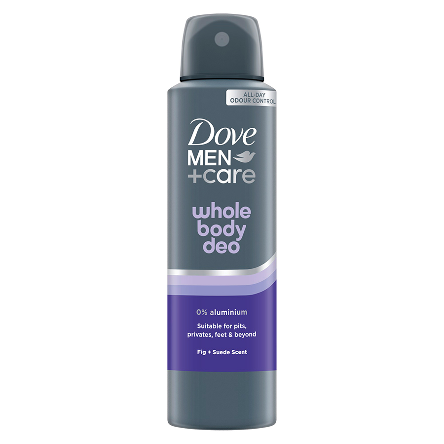 Dove Men+ Care Αποσμητικό Whole Body Deo Spray Fig & Suede 150ml.