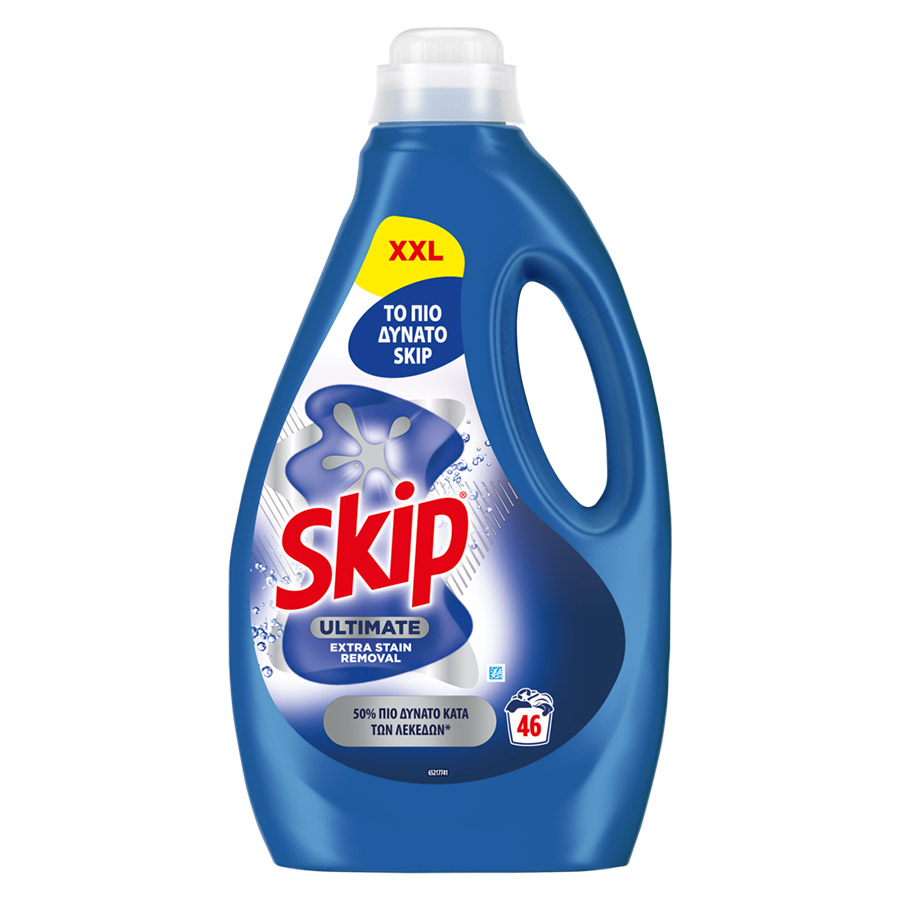 Skip Ultimate Υγρό Απορρυπαντικό Πλυντηρίου Ρούχων Extra Stain Removal 46mez. 2,3lt.