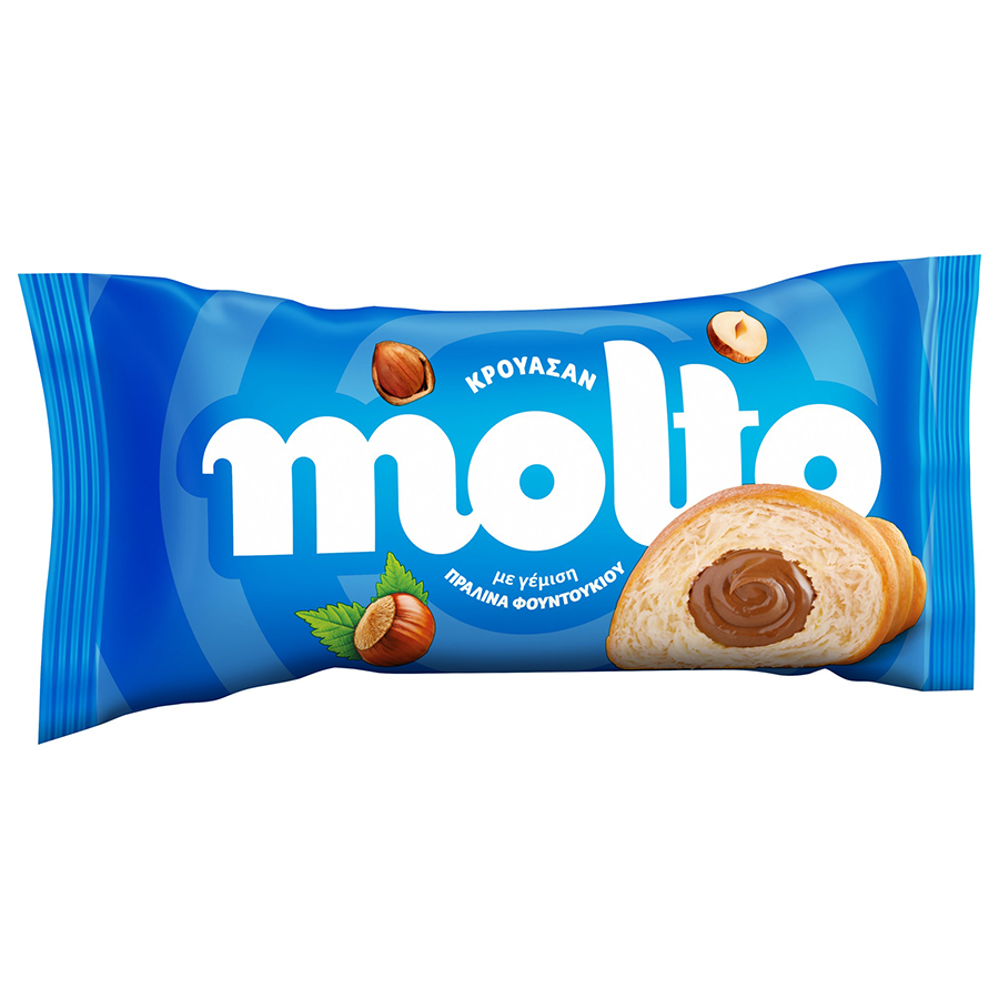 Molto Κρουασάν Πραλίνα Φουντουκιού 98γρ.