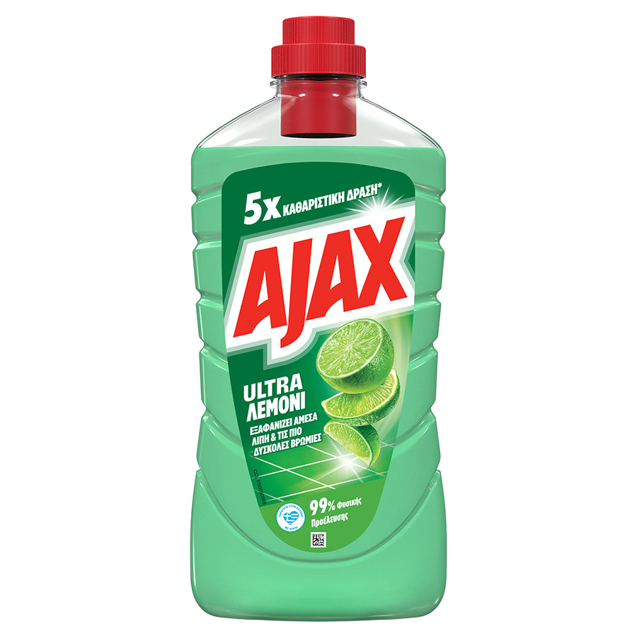 Ajax Ultra 7 Υγρό Καθαριστικό Λεμόνι 1lt.