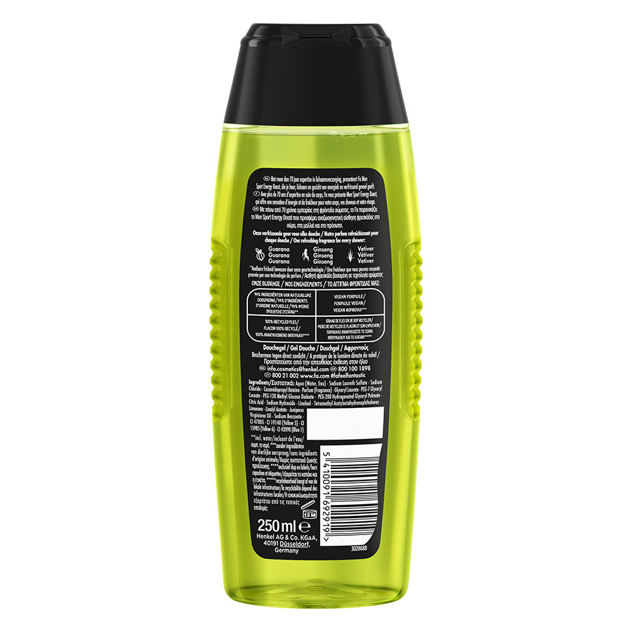 Fa Men Αφρόλουτρο Gel Energy Boost 250ml.