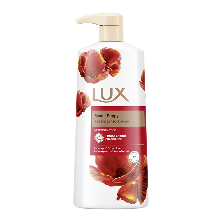 Lux Αφρόλουτρο Secret Poppy 600ml.