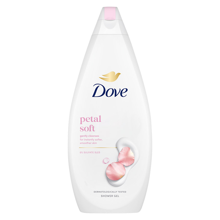 Dove Αφρόλουτρο Petal Soft 720ml.