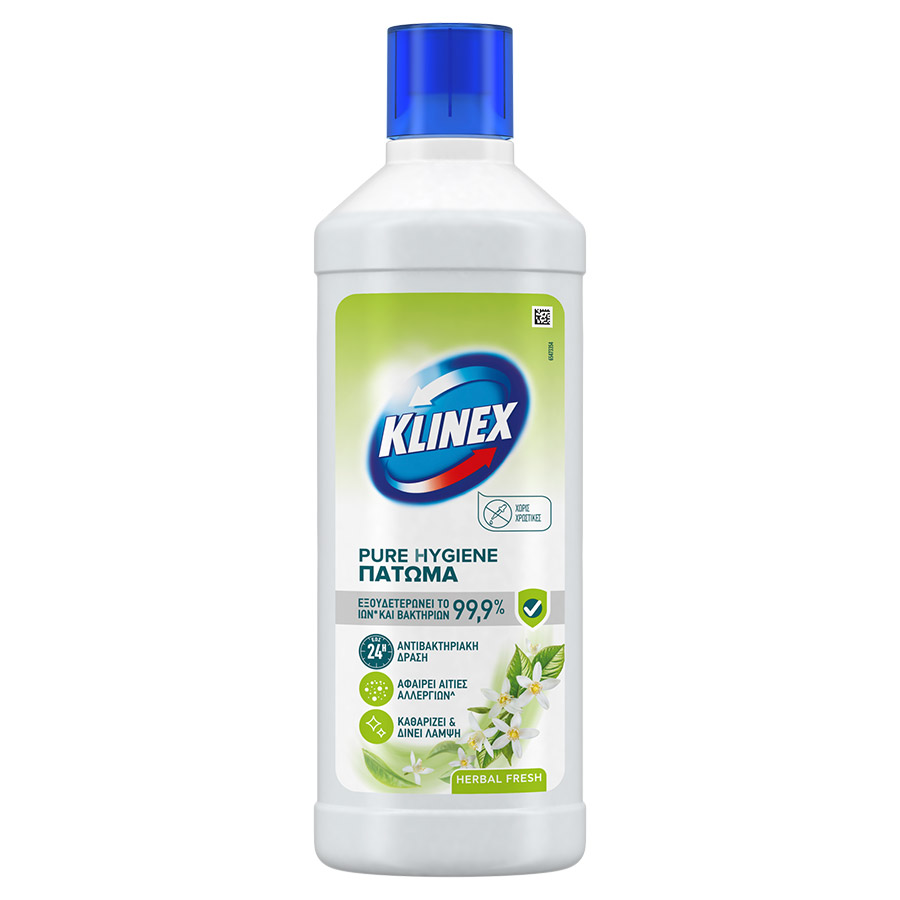 Klinex Pure Hygiene Καθαριστικό Πατώματος Herbal Tea 1lt.