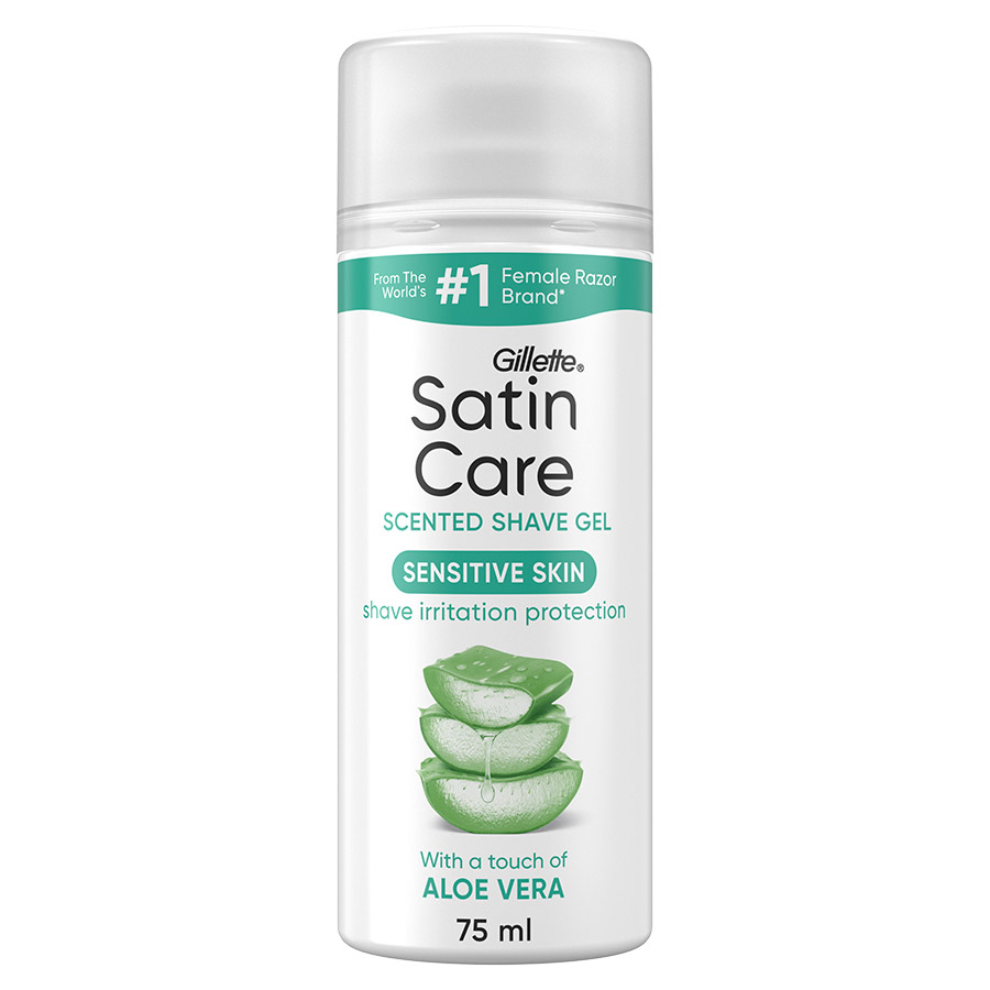 Gillette Satin Care Gel Ξυρίσματος Sensitive Skin 75ml.