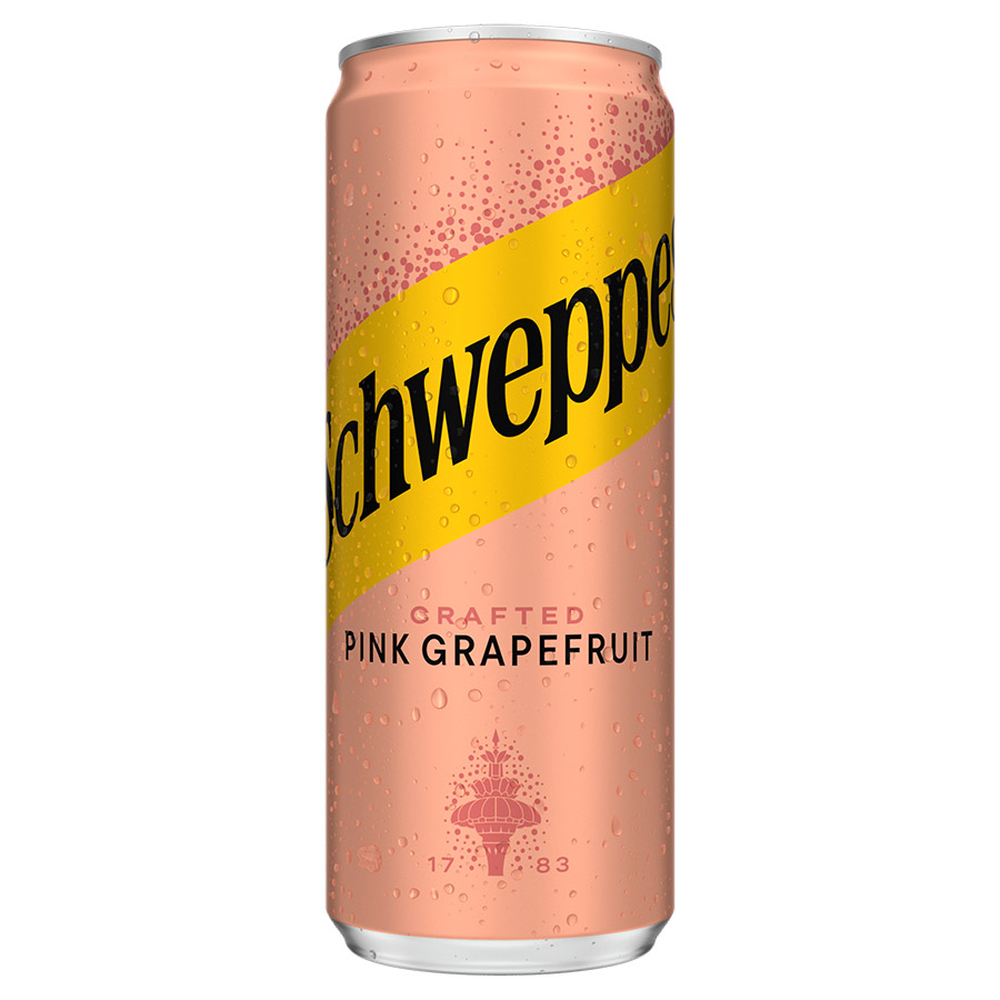 Schweppes Pink Grapefruit 330ml.