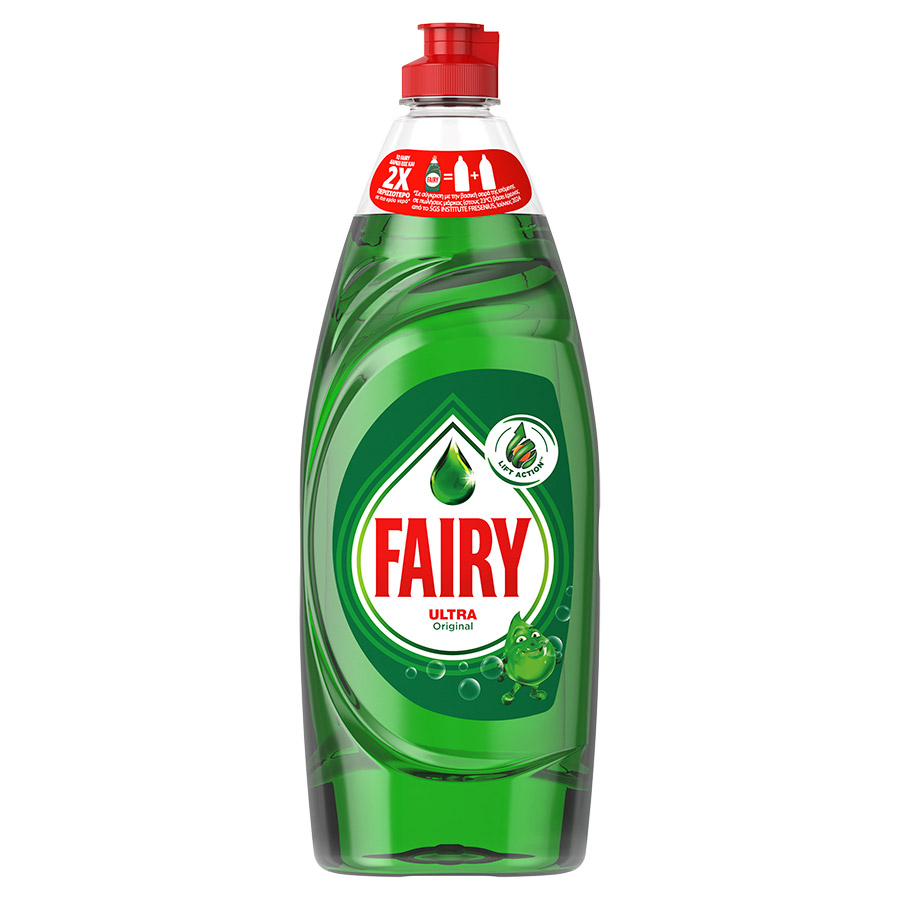Fairy Ultra Υγρό Απορρυπαντικό Πιάτων Original 650ml.