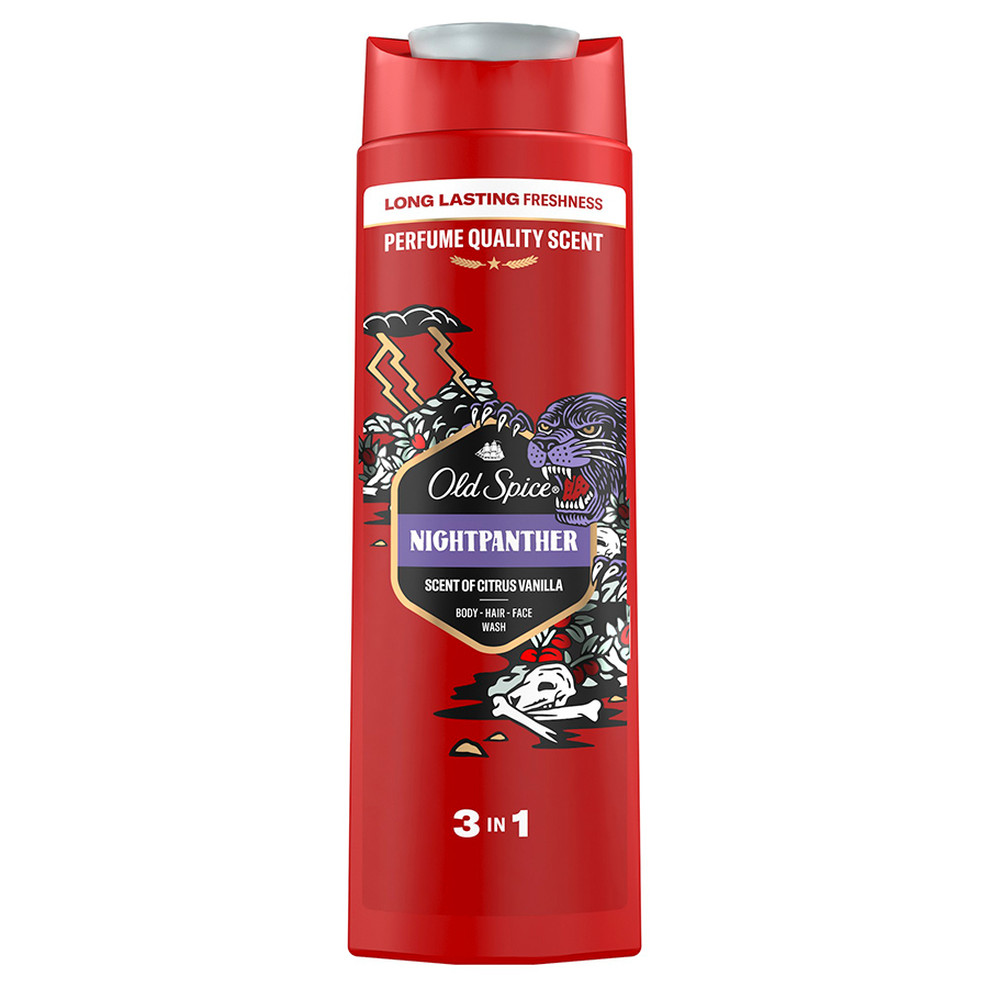 Old Spice Night Panther Αφρόλουτρο 400ml.