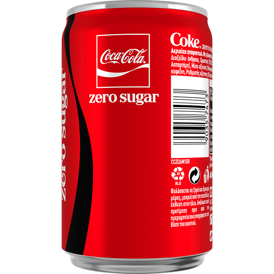Coca Cola Zero 150ml.