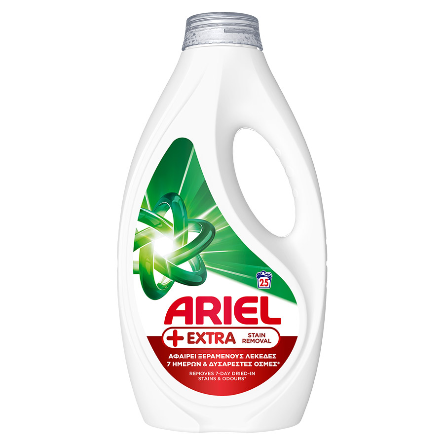 Ariel Extra Clean Υγρό Απορρυπαντικό Πλυντηρίου Ρούχων 25mez. 1,125lt.