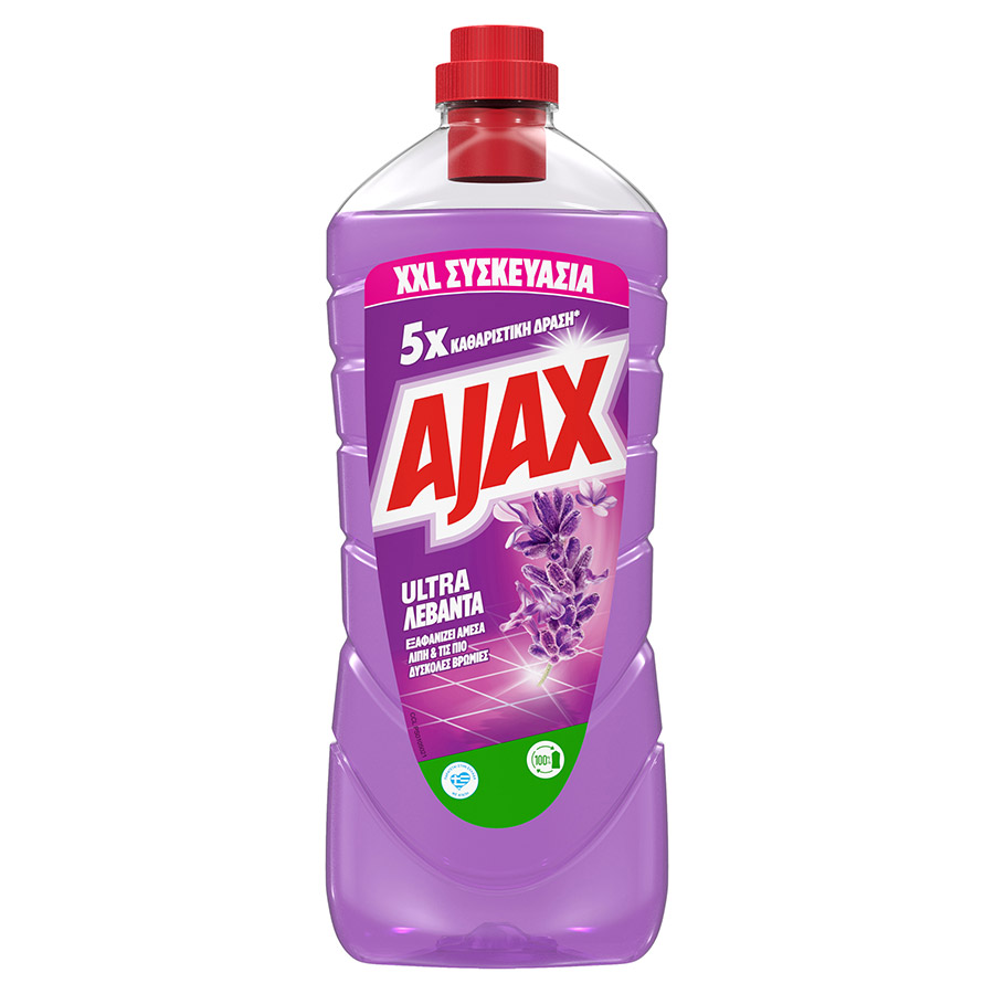 Ajax Ultra Υγρο Καθαριστικό Λεβάντα 1,5lt.