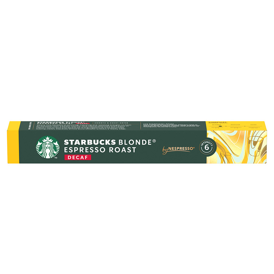 Starbucks Καφές Espresso Blonde Decaf Σε Κάψουλες 10τεμ. 55γρ.