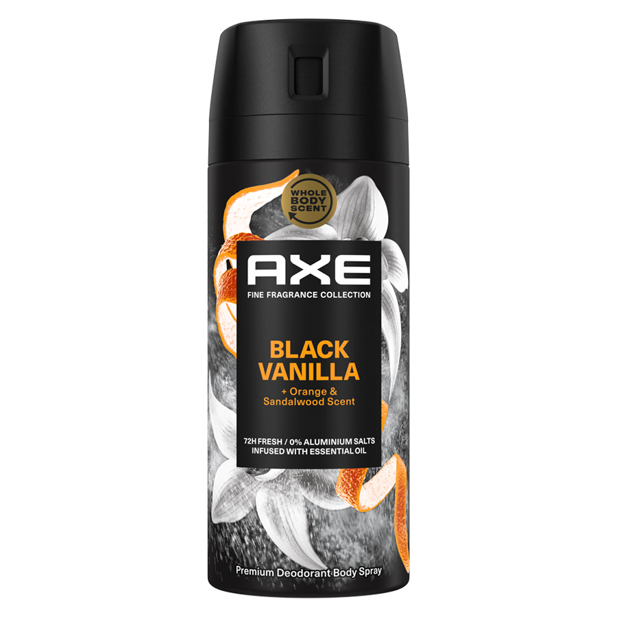Axe Αποσμητικό Σπρέι Black Vanilla 150ml.