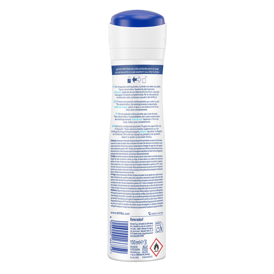 Nivea Derma Control Αποσμητικό Σπρέι Defend Woman 150ml.