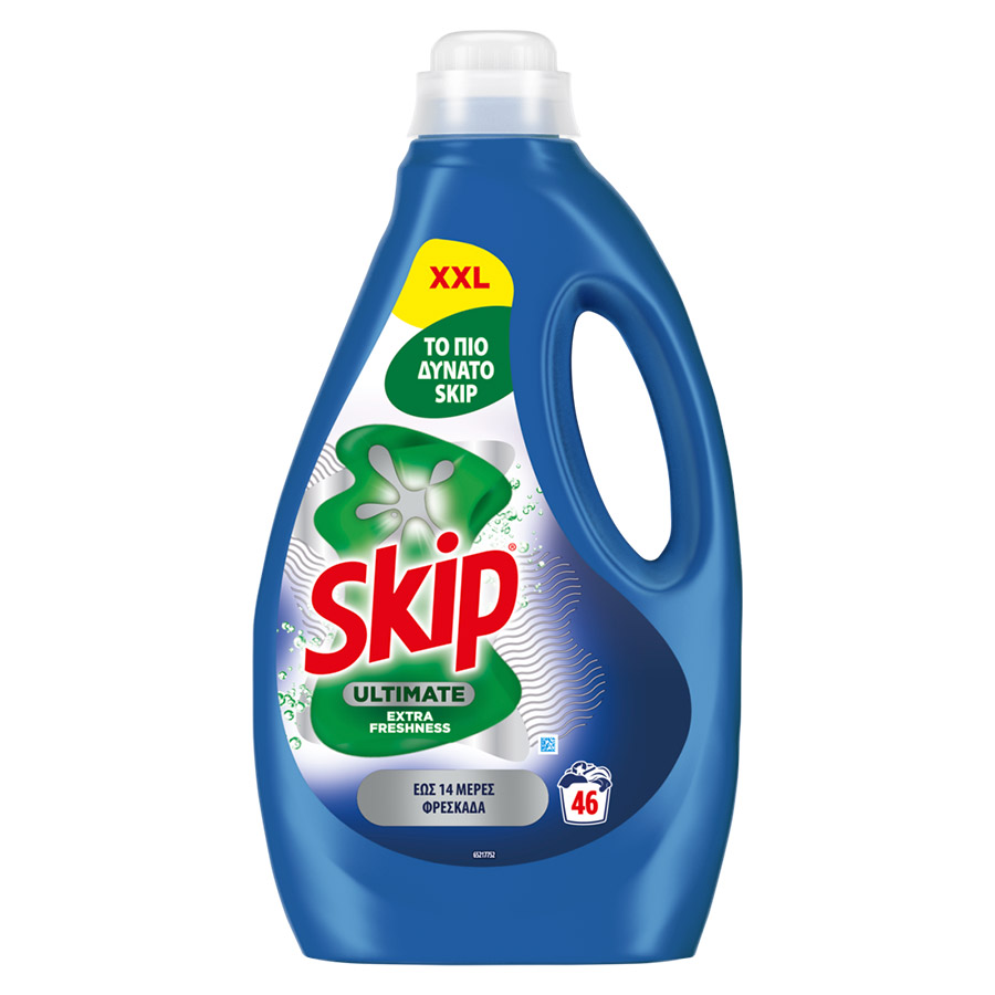 Skip Ultimate Υγρό Απορρυπαντικό Πλυντηρίου Ρούχων Fresh Power 46mez. 2,3lt.