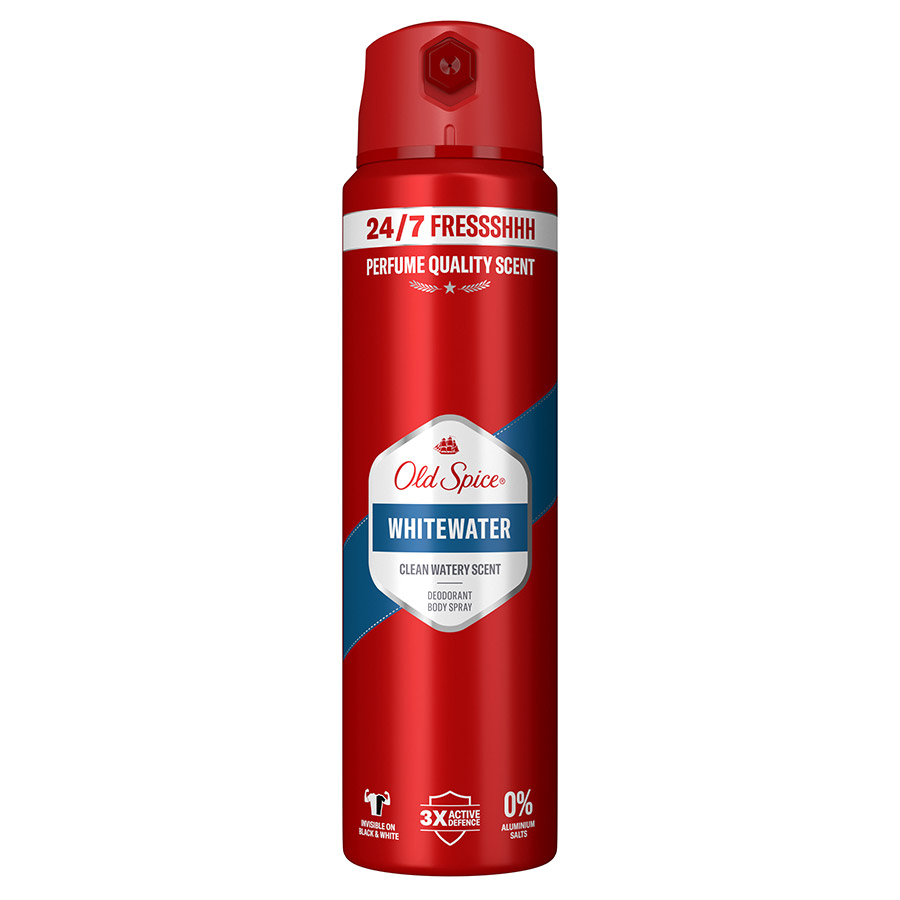 Old Spice Whitewater Αποσμητικό Σπρέι Σώματος 150ml.