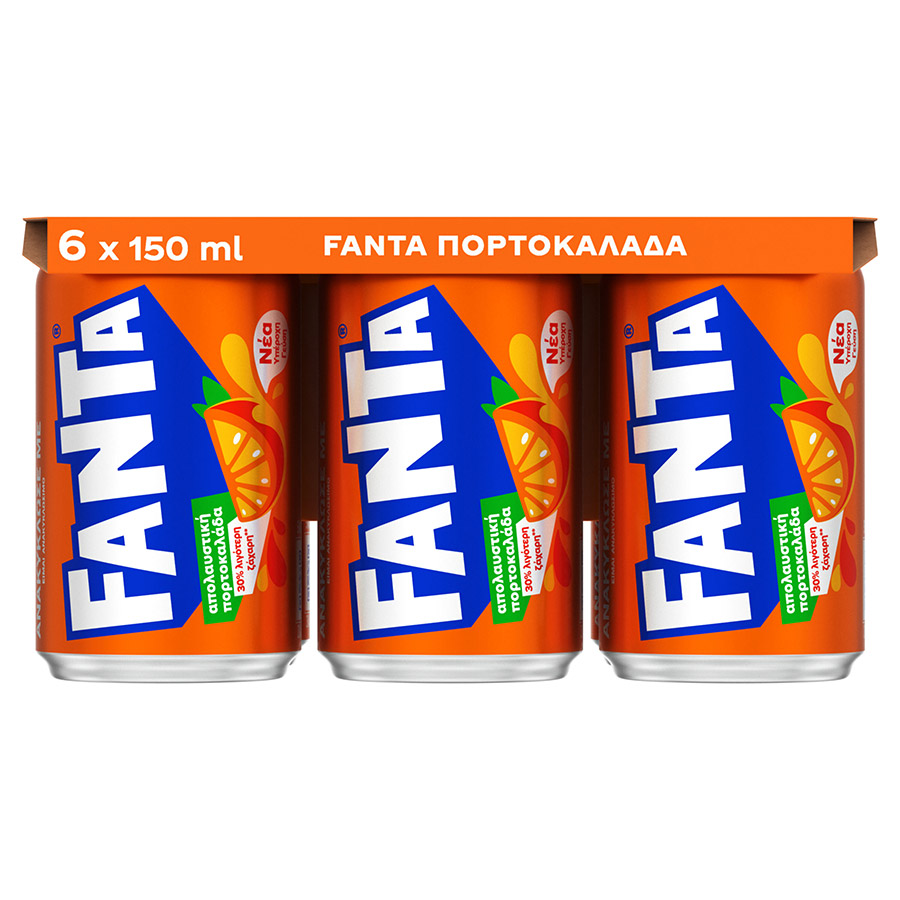 Fanta Πορτοκάλι 6x150ml.