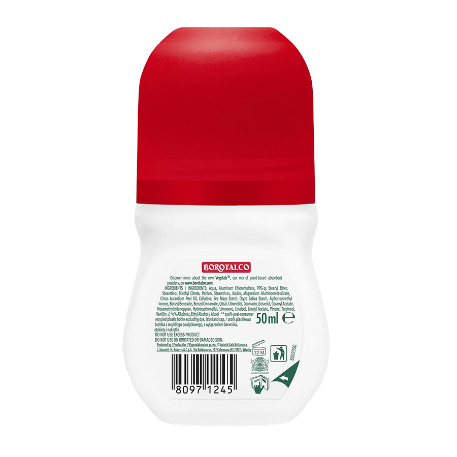 Borotalco Αποσμητικό Roll-On Intensive 50ml.