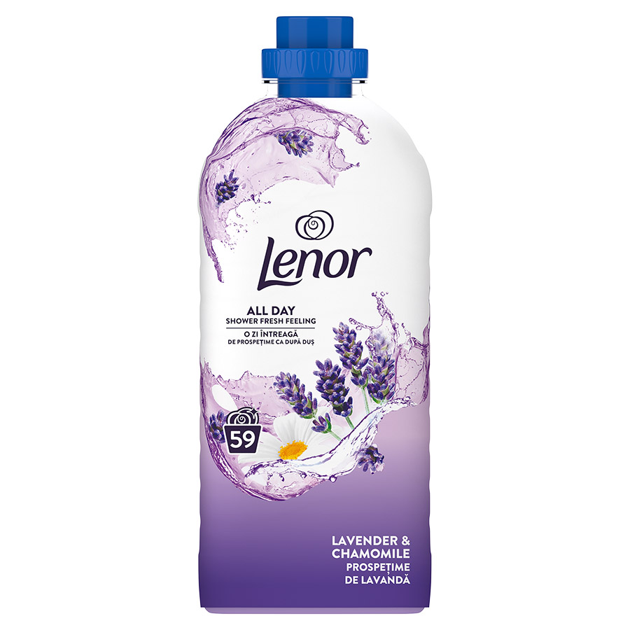 Lenor Συμπυκνωμένο Μαλακτικό Ρούχων Λεβάντα & Χαμομήλι 59mez. 1,239lt.