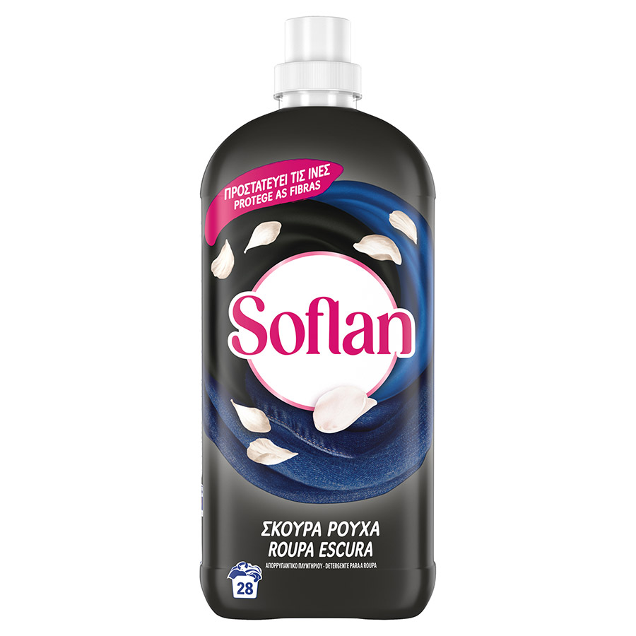 Soflan Υγρό Απορρυπαντικό Ρούχων Bivalent Dark Fashion 28mez. 1,155lt.