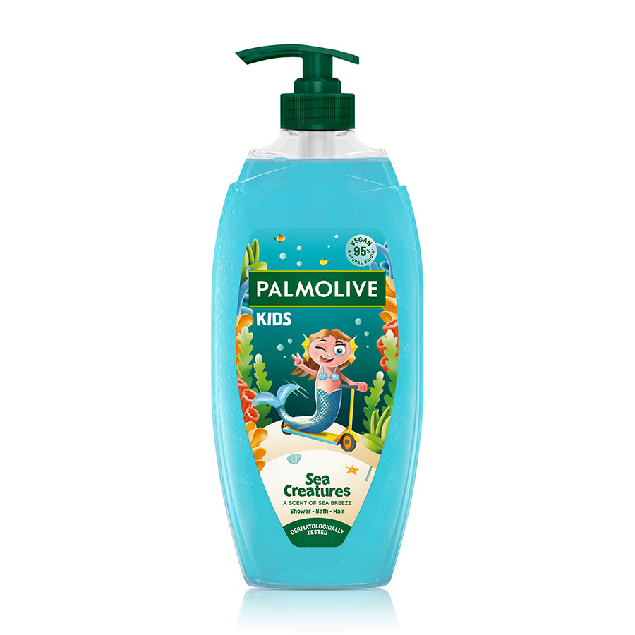 Palmolive Kids Αφρόλουτρο Παιδικό Sea Creatures Αντλία 750ml.