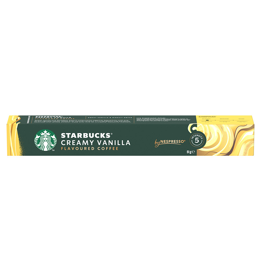 Starbucks Καφές Espresso Creamy Vanilla Σε Κάψουλες 10τεμ. 51γρ.
