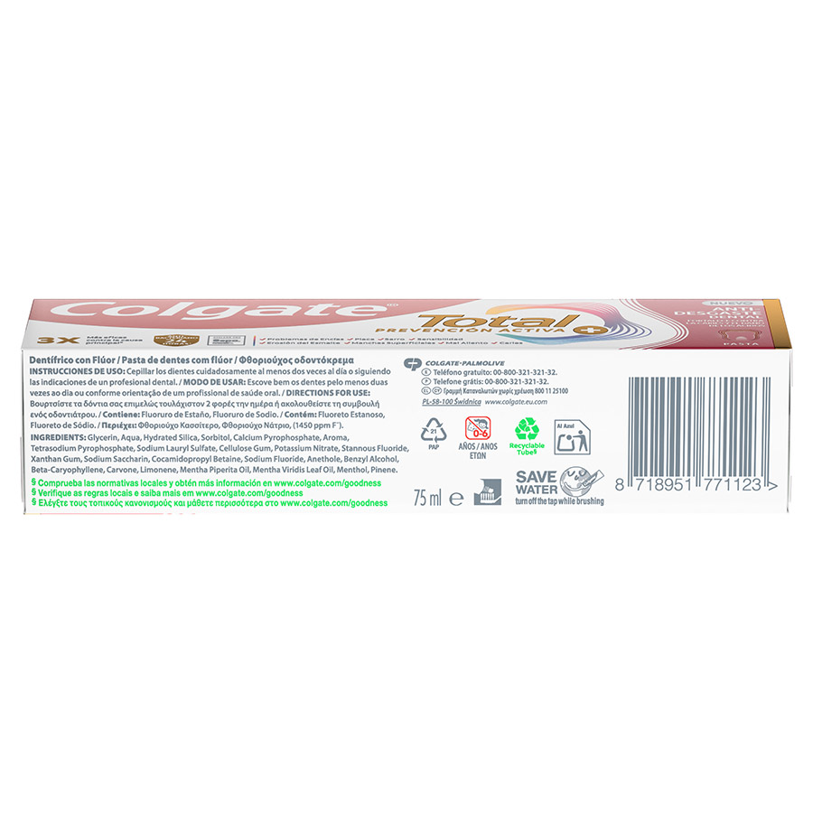 Colgate Total Active Prevention Plus Οδοντόκρεμα Decay & Erosion Defence 75ml.